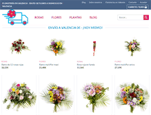 Tablet Screenshot of floristeriaenvalencia.com